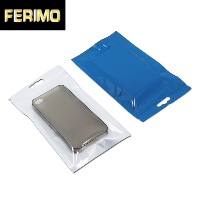 

11 Sizes Blue Plastic Packaging Bag with Hang Hole Electronics Data Line Self Seal Pack Pouches Reclosable Sundries Bag