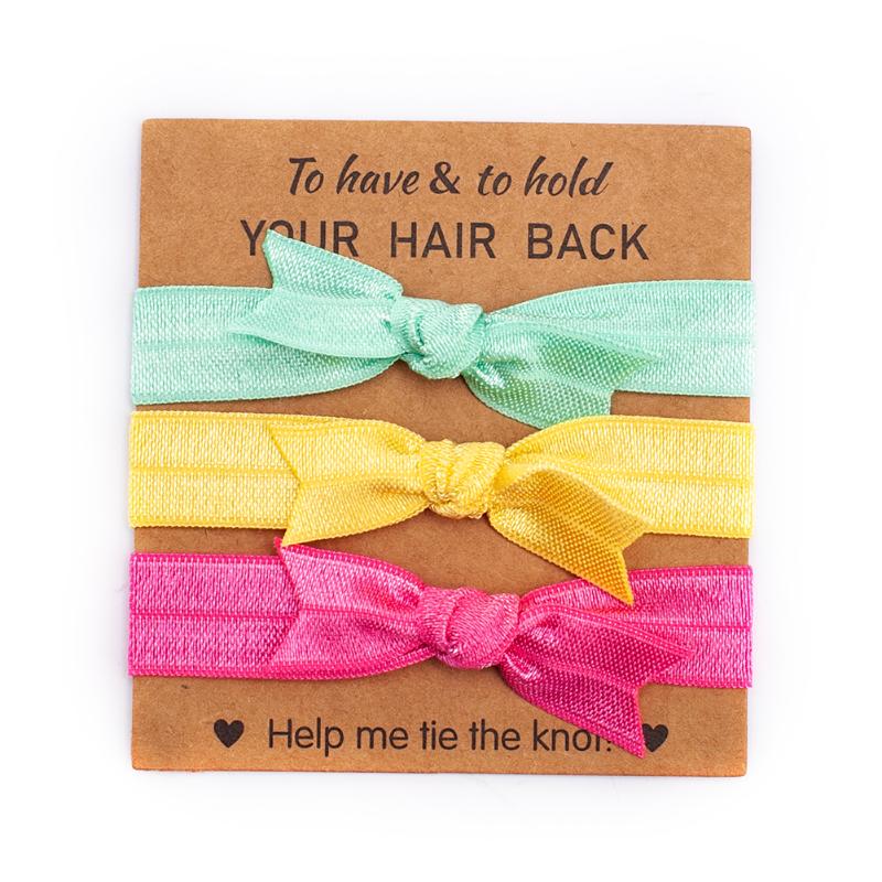 

Bridesmaid Proposal Gift Bride Tribe Hair Ties Wedding Supplies