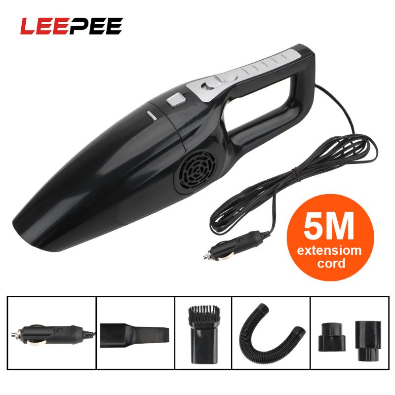 

LEEPEE High Suction Car Vacuum Cleaner 12V 120W Wet And Dry dual-use Vacuum Cleaner Powerful Handheld Mini Vaccum Cleaners