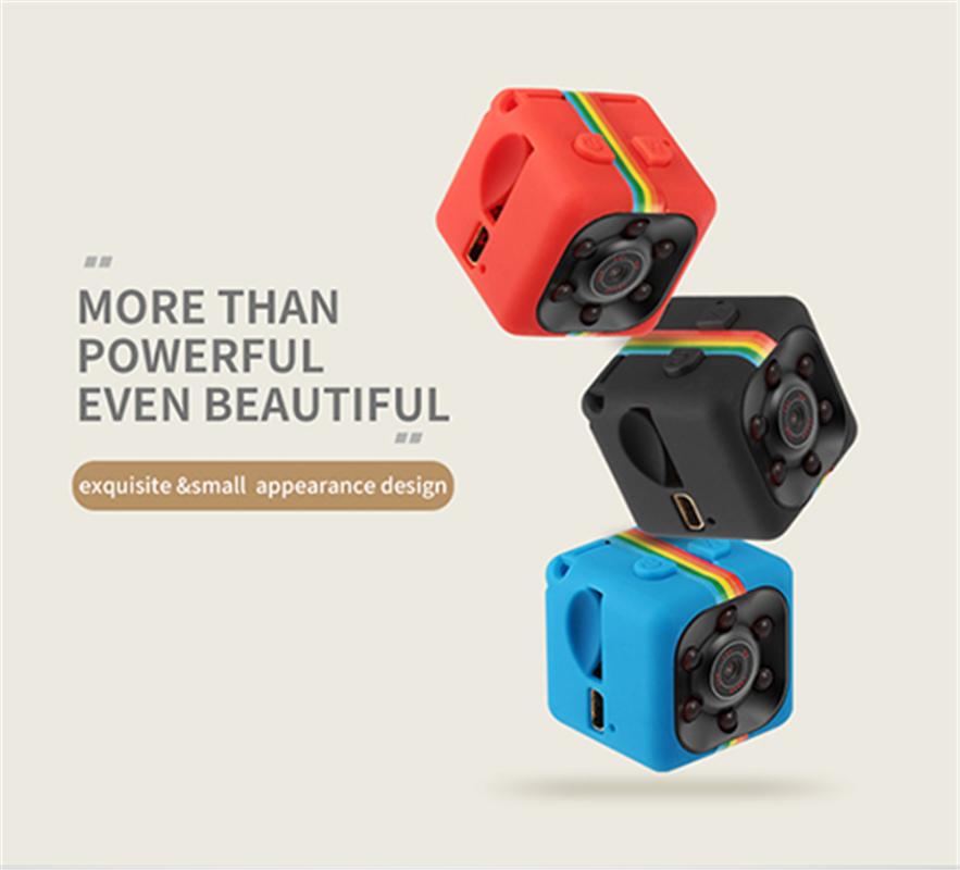 

SQ11 Mini Camcorders Webcam 1080P Night Vision Sensor Camcorder Micro Video Camera DVR DV Motion Recorder Camcorder 3 Color, Black