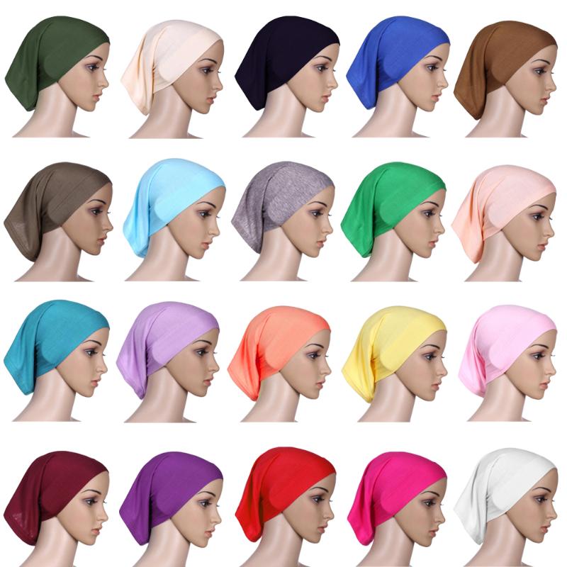 

Women Caps Ninja Head Beanie Bonnet Hat Muslim New Style Chemo Cap Turban Pile Cap Bandanas, 03 black