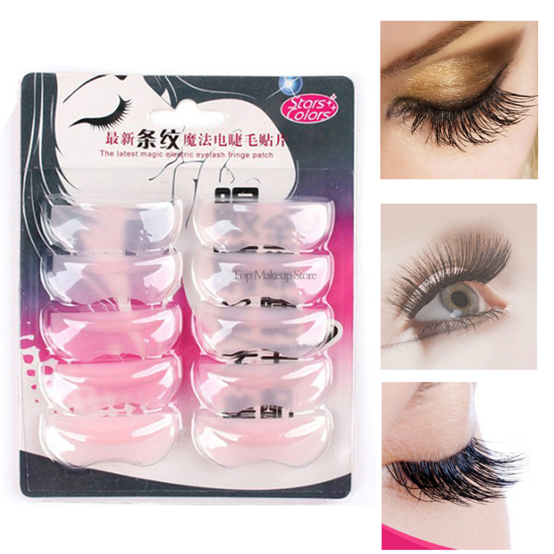 

5 Pairs/Set Lash Lift Silicone Shield Pads Electric Eyelash Perm Curler Patch Perming False Lashes Extensions Tools