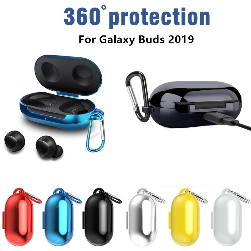 

For Galaxy Buds Case for Galaxy Buds 2020 Case Keychain Skin Protecive Cover Charging Soft Plating Ecouteur Coque Funda