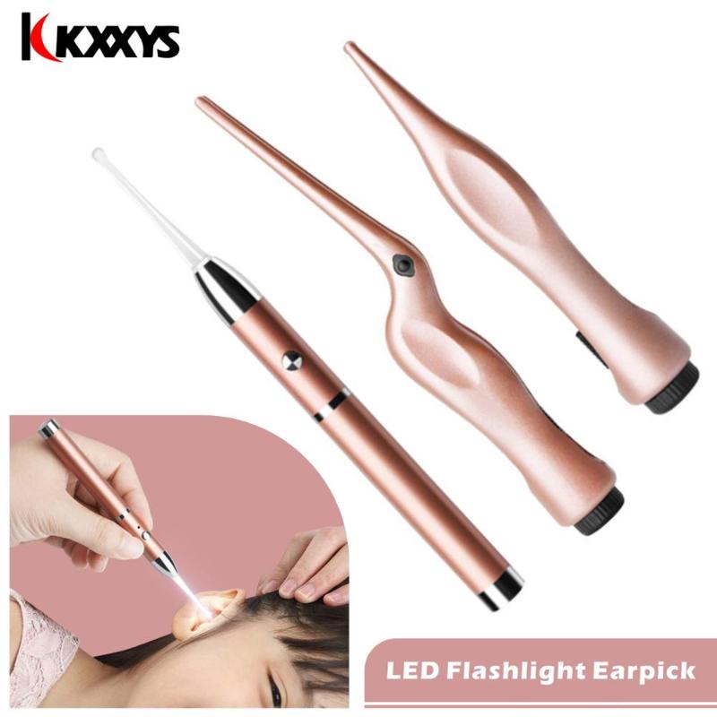 

3 Pcs Earpicks Ear Wax Removal Tools with LED Light Ear Spoon Digger & Tweezer Nose Cleaning Pick Clip Baby Adults