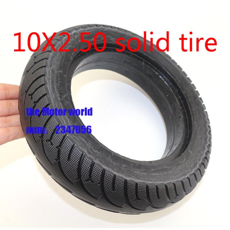 

Electric Scooter solid Tires 10x2.50 Solid Wheel Tyres Tyre Inflation Free for 8/10 inch Electric Scooter Accessory