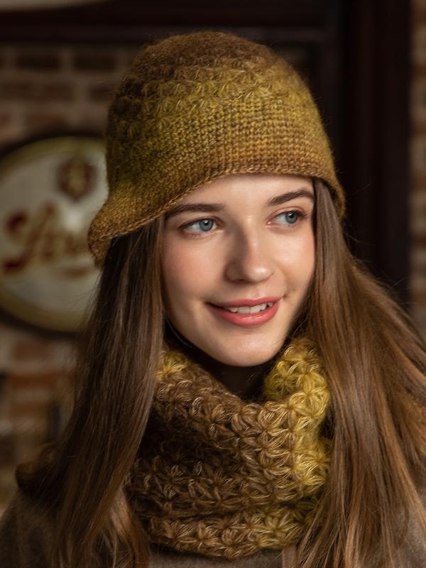 

X041 Adult Handmade Plush Fisherman Hat Autumn and Winter Travel Bucket Hat All-match Knitted Woolen Cap Adjust Size Hats, Brown