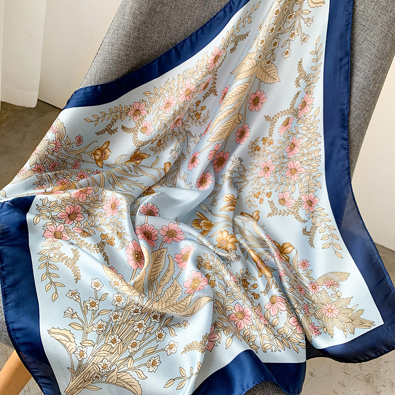 

2020 new silk scarf square women fashion work neckerchife spring summer decorative scarves 70*70cm small scarfs gift for lady