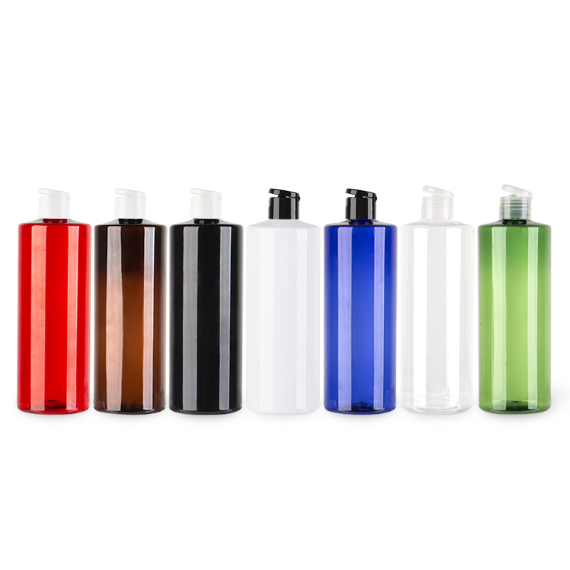 

500ml Large Size Plastic Shampoo Bottle With Flip Top Cap 500cc Cosmetic Container PET Material High Capacity Plastic DIY Bottle