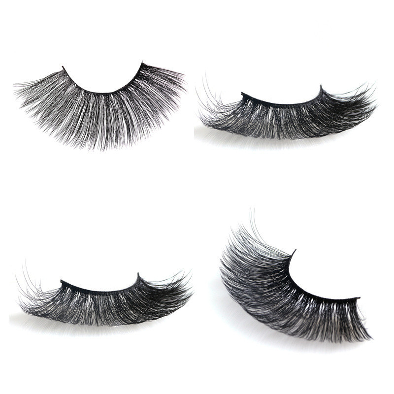 

1 pair Eyelashes 3D Mink Lashes Natural Flutter False Eyelashes Thick Lashes Cruel-free Mink Makeup cilios