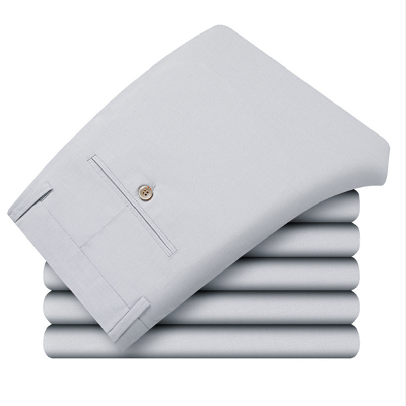 

Men Casual Summer New Thin Business Trousers Overall Pants Pantalon Spodnie Linho Herenkleding Korean Fashion 2020 Broek Mannen, Gray