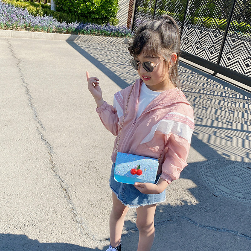 

Girls Leather Purse and Handbag 2020 Cute Little Girl Small Coin Wallet Pouch Baby Party Messenger Bag Wholesale Purses Gift, Blue