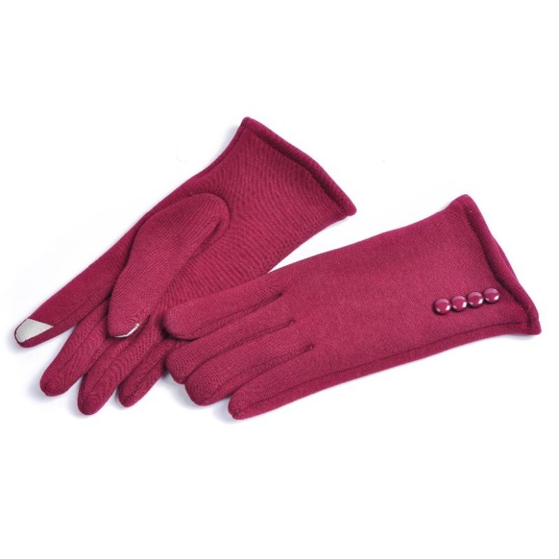 

Hot Solid Color Gloves Women Korean Fashion Warm Outdoor Riding In Winter Can Touch Screen Winter Ski Gloves Tide