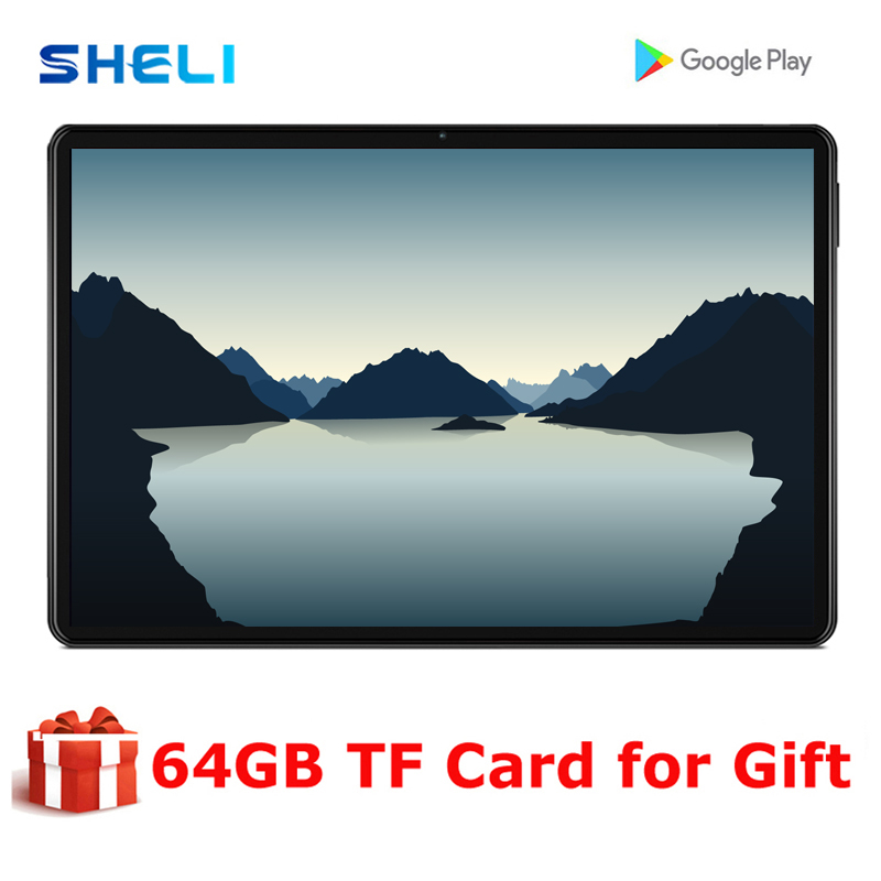 

2020 Version 10 inch Android 9.0 tablet 4G LTECell Phone tablet 32GB Memory 2.5D Glass HD Screen Wifi GPS Bluetooth Netflix Pad, Black