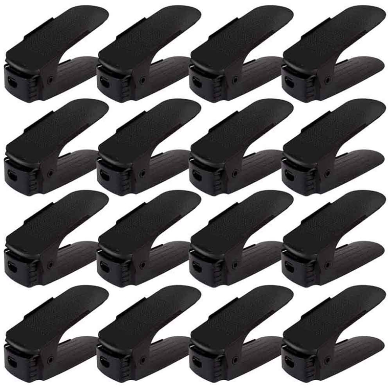 

Hot Sale 16Pcs Double Shoe Organizer Modern Shoes Rack Shoe Storage Cleaning Cabinet Shoes Organizers Convenient Rangement Sta