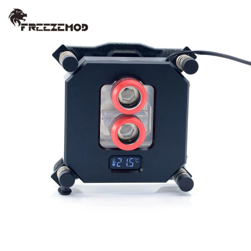 

FREEZEMOD UPR-2020I CPU Water Cooler Block LCD With TemperatureDdisplay VA Screen For Intel 115X 2011 2066 MOD Water Coolling
