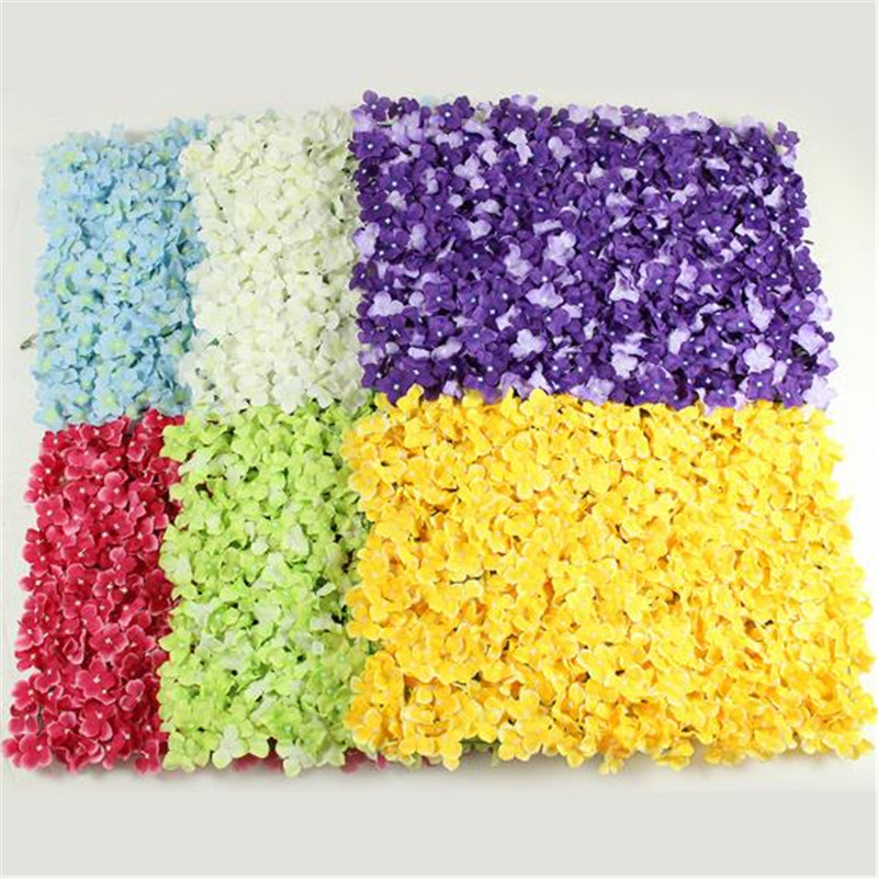 

40X60cm Artificial Silk Hydrangea Flower Wall Decoration Decorative Silk Hydrangea Wedding Decoration Backdrop factory wholesale