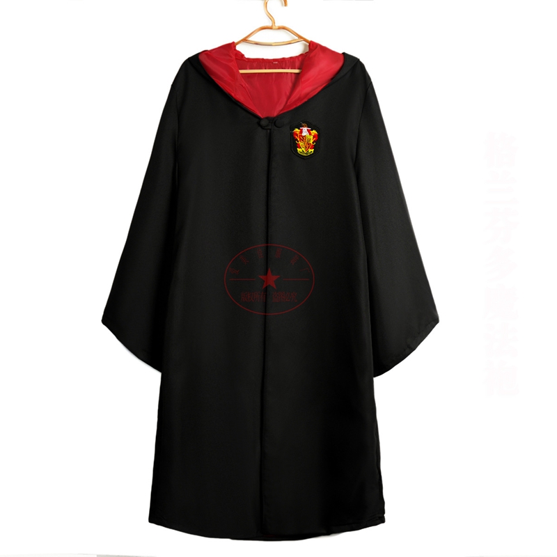 

Adult Kids Cloak Magic Robe Movies Cosplay Costume School Uniform Anime Performance Costume Halloween Gift Cloak VT1651