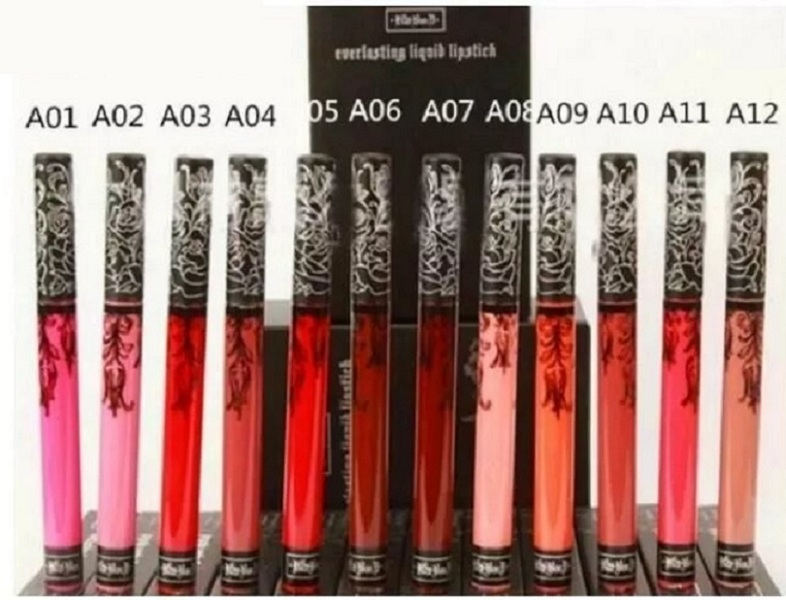 

Stock SALE!! Matte Liquid Lipstick Kat Von D Longlasting Liquid Lipstick limited sale free shipping, Mixed color