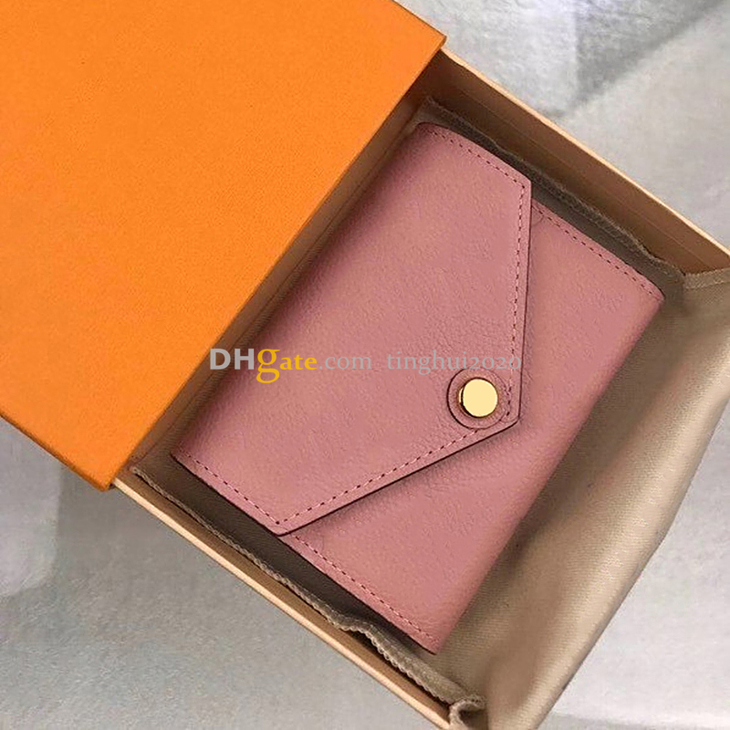 

New Designer Box ZOE High Coin Free M62935 Leather Quality Embossed Purse Buckle Wallet Inventory Packaging Shipping Fashion/Casual Wom Ijmt, Red;black