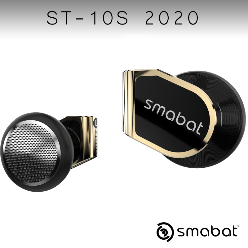 

Smabat ST-10S Ear Hook Earbud HIFI Metal Earphone 15.4mm Dynamic Driver Smabat Flagship Earbud With Detachable Detach MMCX ST10