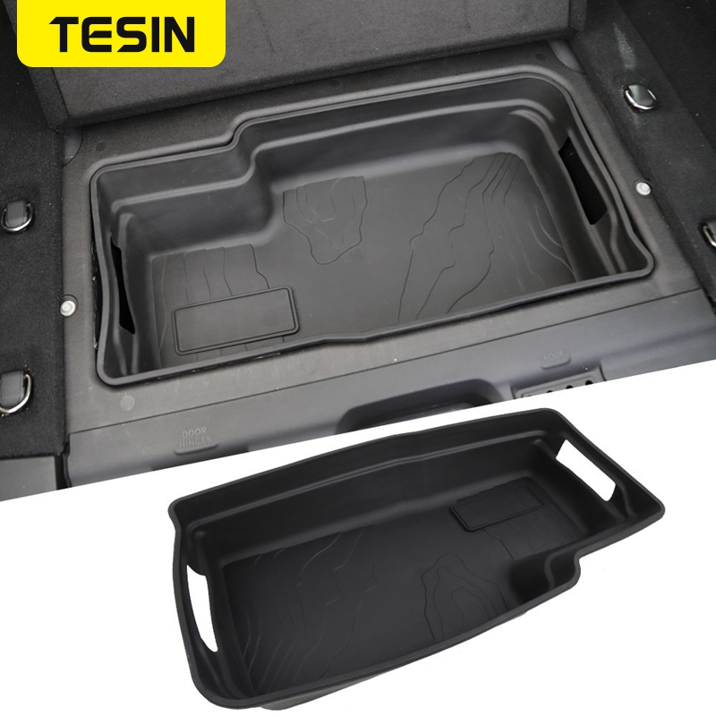 

TESIN Stowing Tidying for Wrangler JL 2020+ Car Rear Storage Bag Trunk Storage Box for Wrangler JL 2020+ Car Accessories