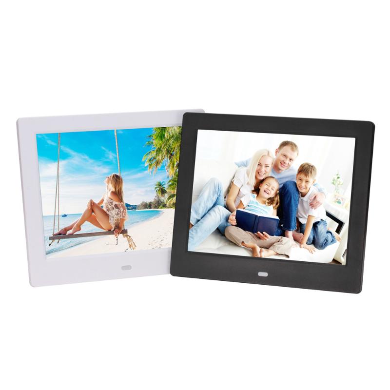 

8 Inch Digital Photo Frame Multi-function Digital Frame with Remote Controller Electronic Calendar Music Movie Player