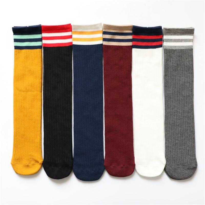 

Long Socks For Women 1 Pair 2020 Spring Socks Yoga Cotton Solid Sport Women Soft Autumn Winter Warm Woman, Beige