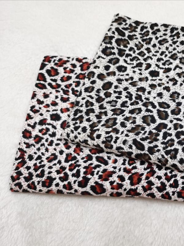 

Leopard Printed Fashion Colorful Cotton Poplin Fabric Printed Sewing Material Diy Home Cloth Clothing Textile Tissue Patchwork