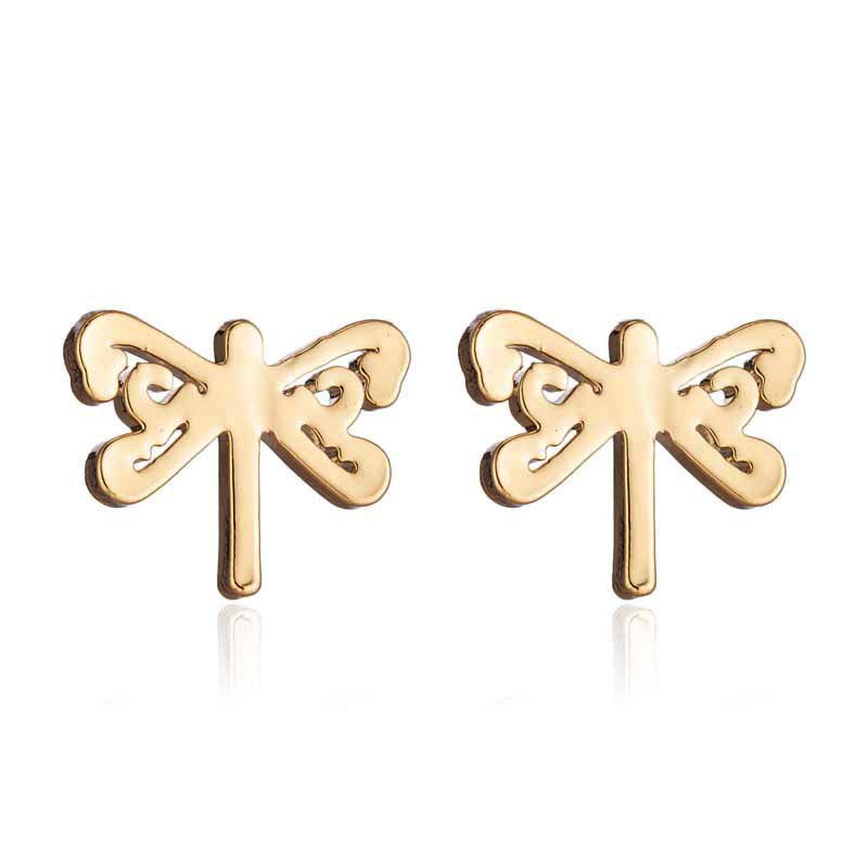 

necklace for womens chains on the neck dragonfly stainless steel cute insect pendant gold set necklace fashion dragonfly pendant