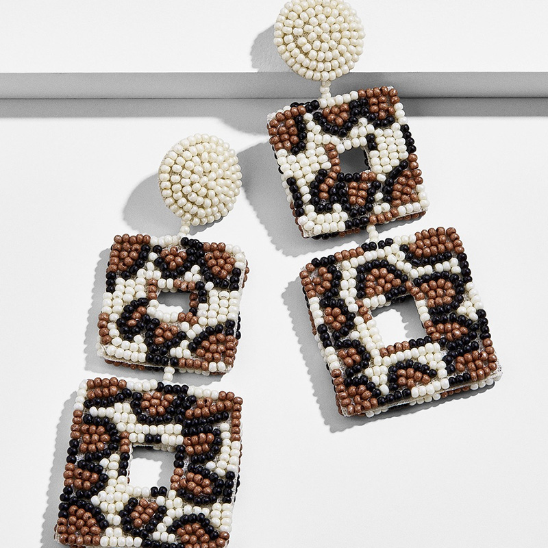 

Dangle & Chandelier TOYOOSKY 2021 Resin Beads Drop Earrings For Women Pendientes Oorbellen Handmade Statement Jewelry Wholesale