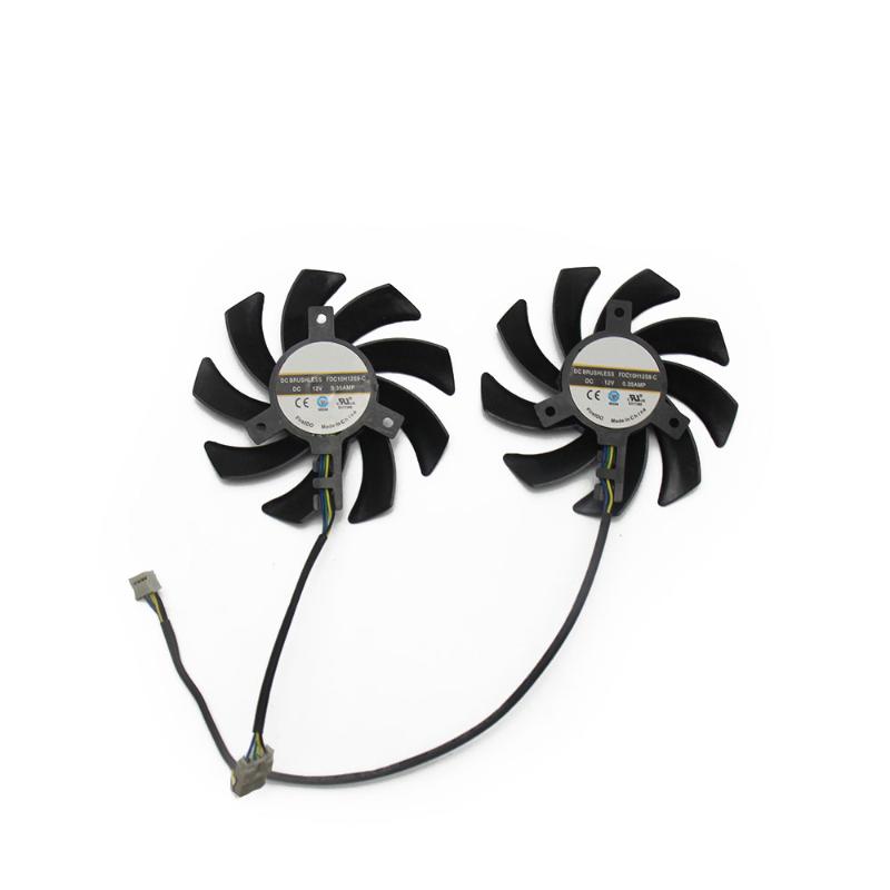 

2 unidades/lote 85mm FDC10H12S9-C 12V 0,35 a HD 6850 6970 7870 7950 7970 R9 290 R9 280X para Sapphire HD6850 HD6970 HD7870 2G HD