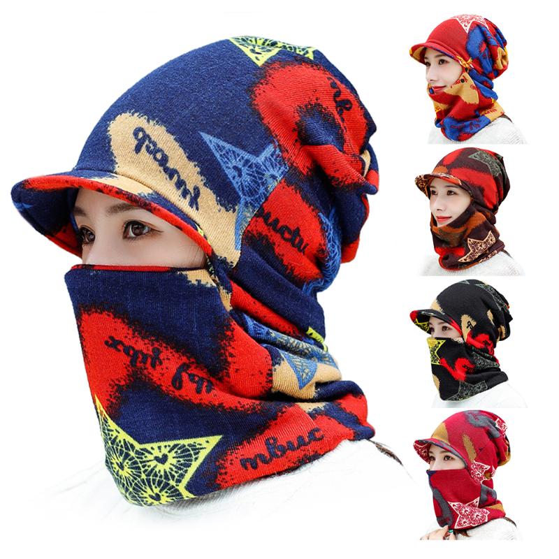 

Cycling Caps & Masks Winter Warm Face Mask Cold Weather Cover Hats Magic Warmer Ski Neck Scarf For Women Bandana, Color 3
