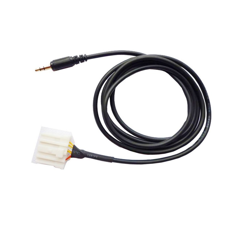 

New DIY 3.5mm AUX Audio CD Male Interface Adapter Cable For Phone Music Player For car