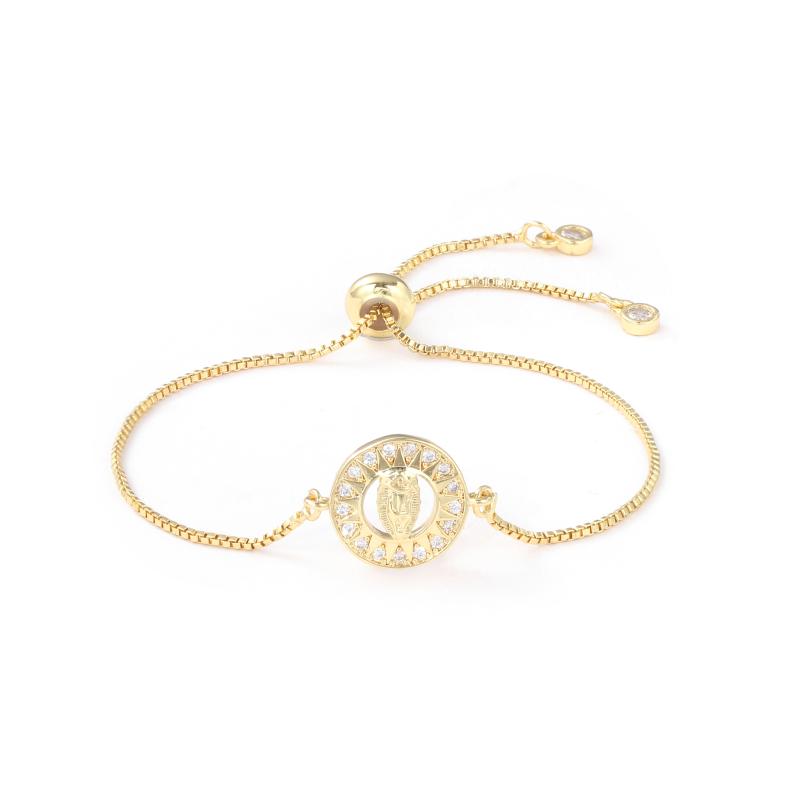 

New women's rainbow bracelets&bangles jewelry cz zircon snake chain bracelet adjustable chain bracelet accessory femme