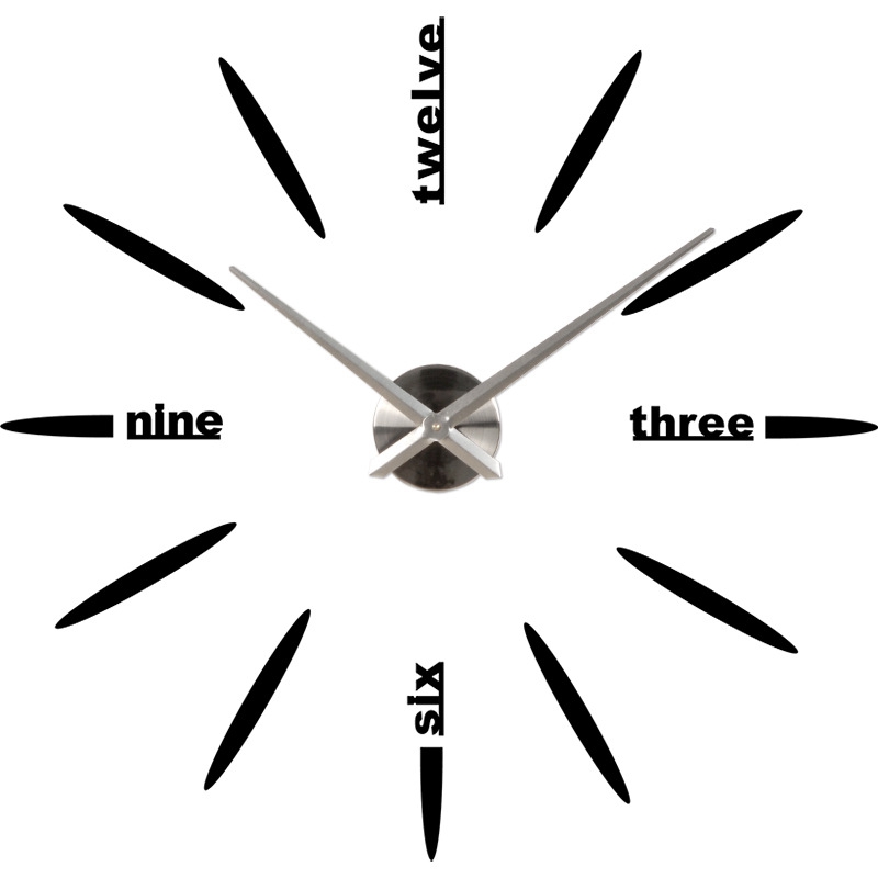 

New Home Decoration Big Mirror Wall Clock Modern Design 3D DIY Large Decorative Wall Clocks Watch Unique Gift