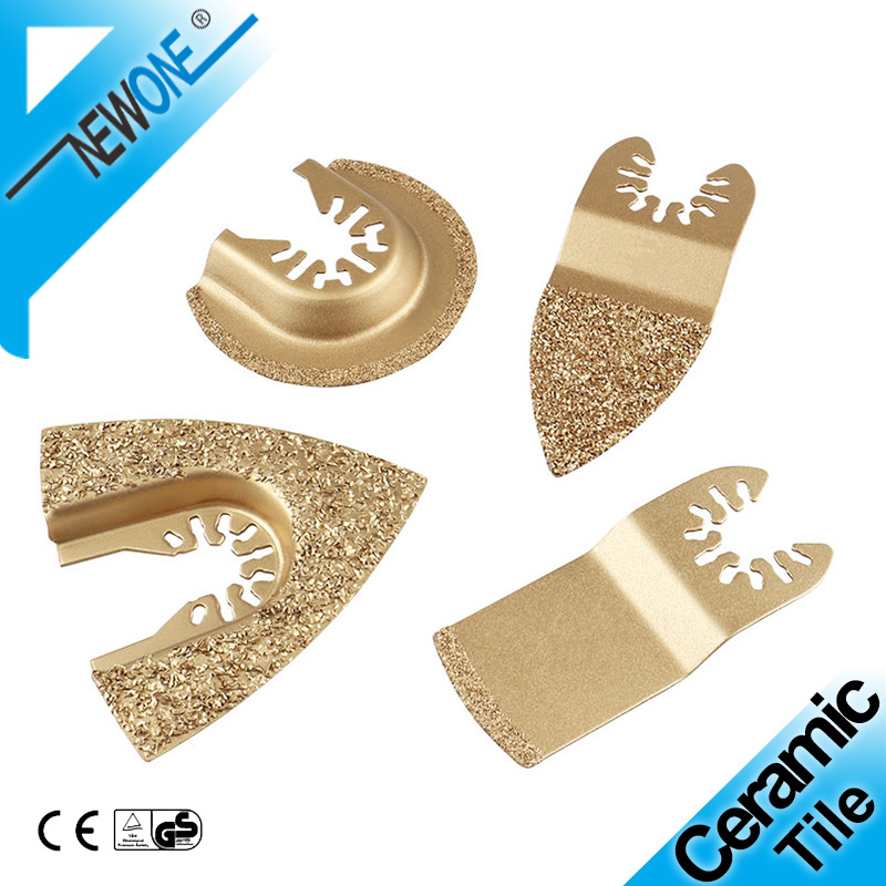 

NEWONE Carbide/Diamond Oscillating Saw Blades For Quick Change Multi-tools Tile Prorous Concrete Cement Ceramics Cutter slots