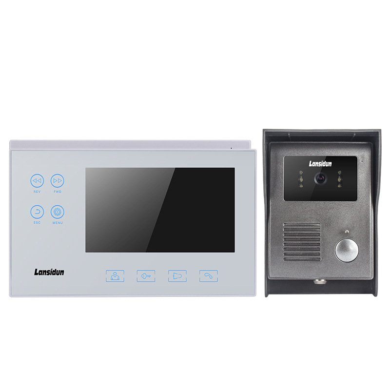 

7 inch smart doorbell home wired video intercom HD video electronic doorbell