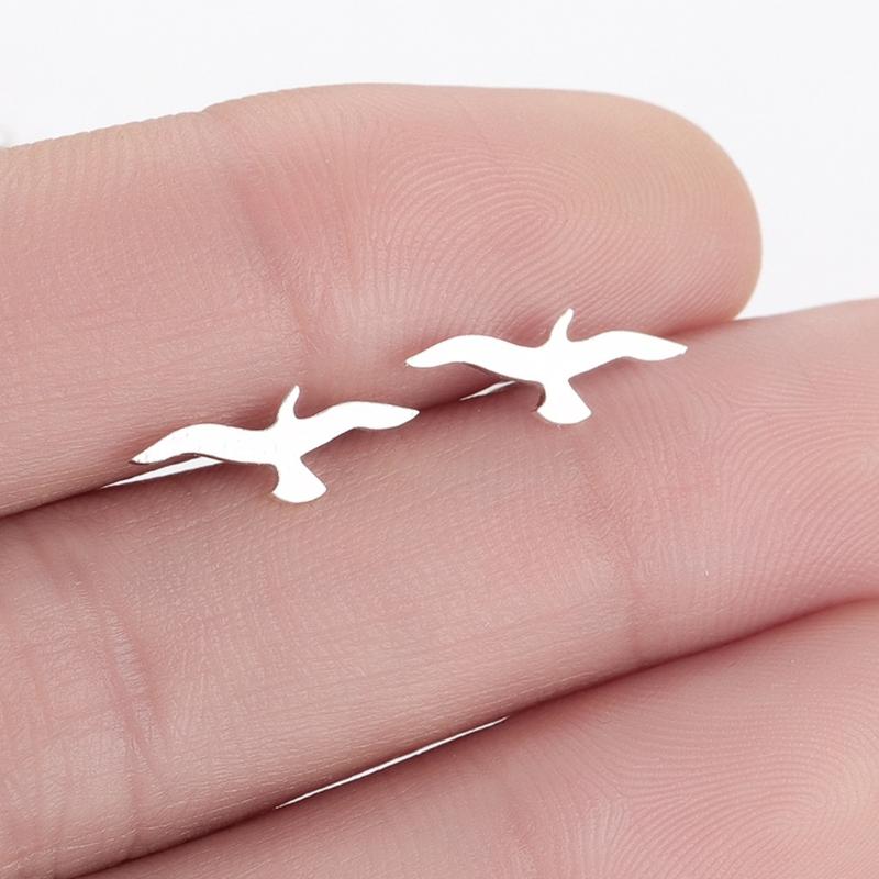 

Stud Swallow, Kangaroo, Snails, Dolphin, Silhouette Bird Anim21al Earrings Stacking Earring Fun, Whimsical Pretty Jewellery