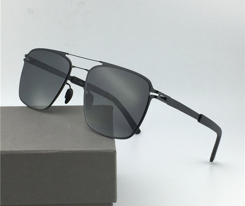 

Mirror Memory Light FLAX Pilot Design With Ultra Lens New Original Frame MYKITA Box Sunglasses Cool Outdoor Frame Sunglasses With Alloy Hecn, Silver
