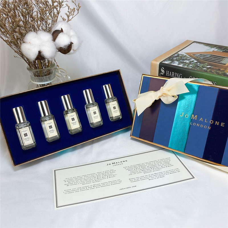 

Top Quality Newest London perfume English pear wild bluebell 5pcs Set men perfume cologne perfumes fragrances for women 5*9ml