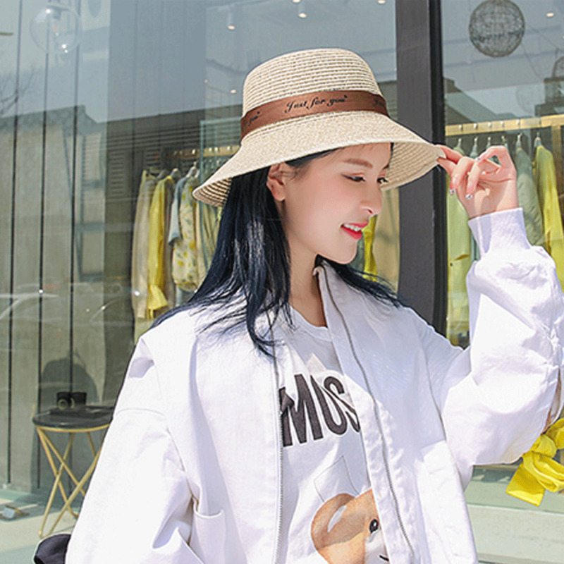 

Summer Floppy Straw Hat Women Ladies Wide Brim Beach Hat Sun Foldable Cap, Red