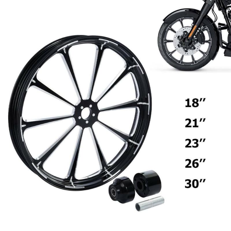 

Motorcycle 18" 21" 23" 26" 30" inch Front Wheel Rim Hub Single Disc For Touring 2008-2020 2020 2020 2009