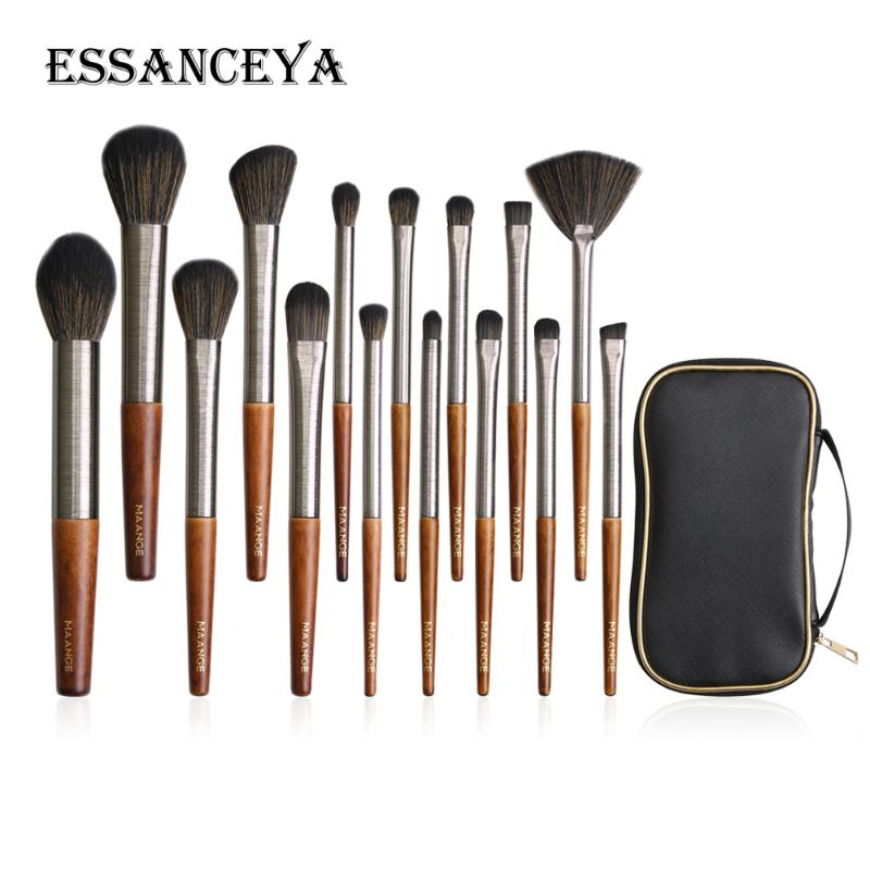 

ESSANCEYA 15Pcs Makeup Brushes Set Professional Power Foundation Blush Eyeshadow Eyeshadow Brush Blending brochas maquillaje Kit