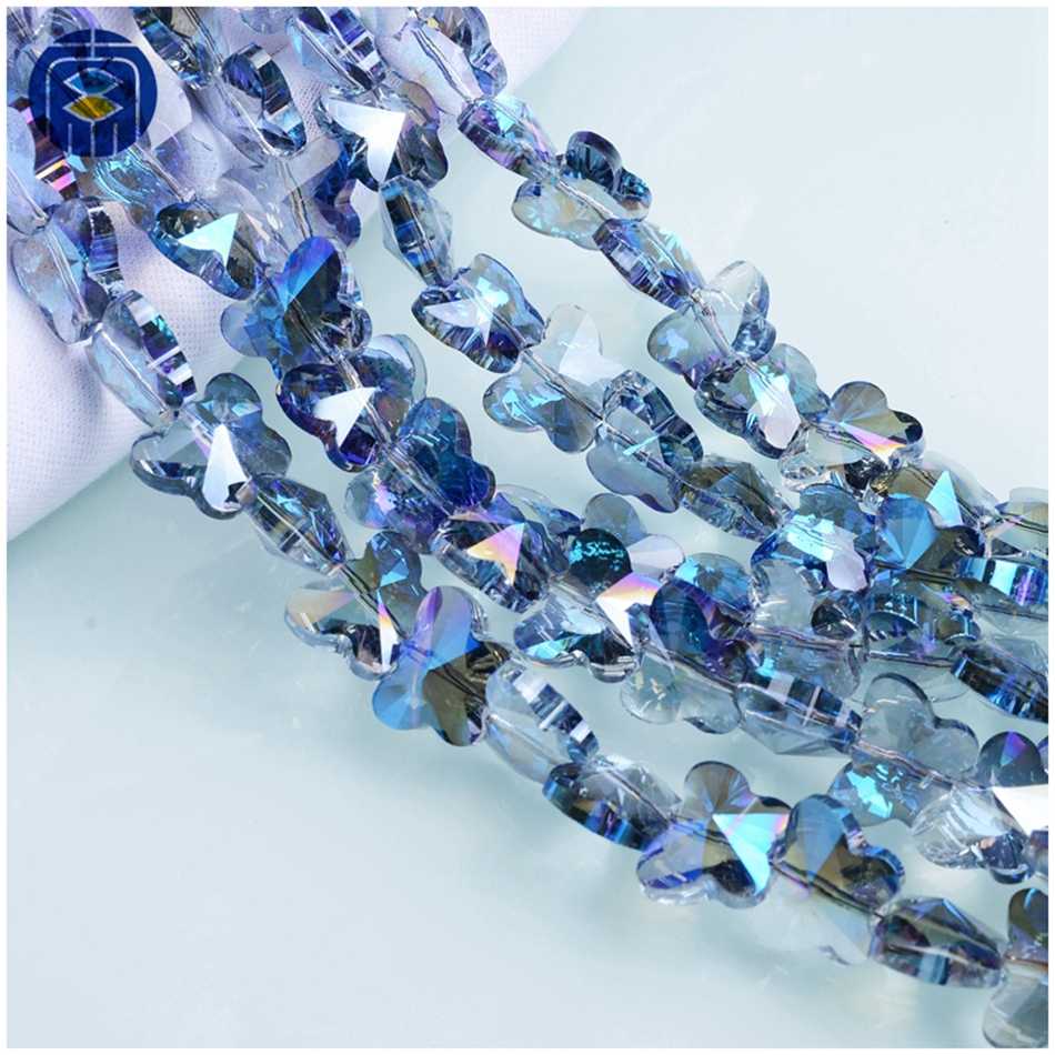 

JuleeCrystal Wholesale 10mm 14mm Butterfly Shape Crystal Beads for Home Decoration