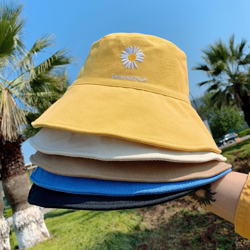 

2020 New Women's Double-sided Sun Hat. Korean Version I Sun Proof Leisure Fisherman Hat, Cornice Hat. Reversible Wear, Black