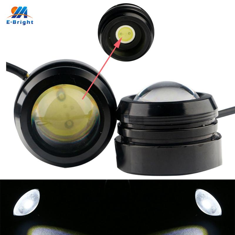 

YM E-Bright!4X(2pairs) 40*30mm 3W Led Car Lights Eagle Eye LED Daytime Running Light DRL Lamp Fog Lights White With Screw