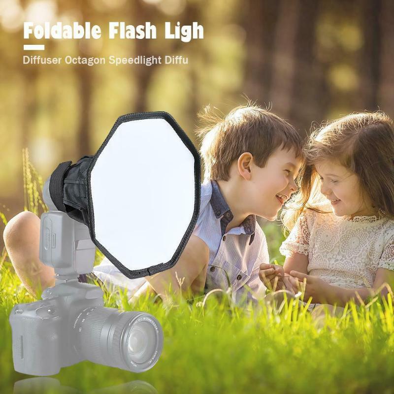 

Yiwa 20cm Octagon Softbox Studio Flash Foldable Light Diffuser Universal Speedlight for Camera Photo Video Photography r40