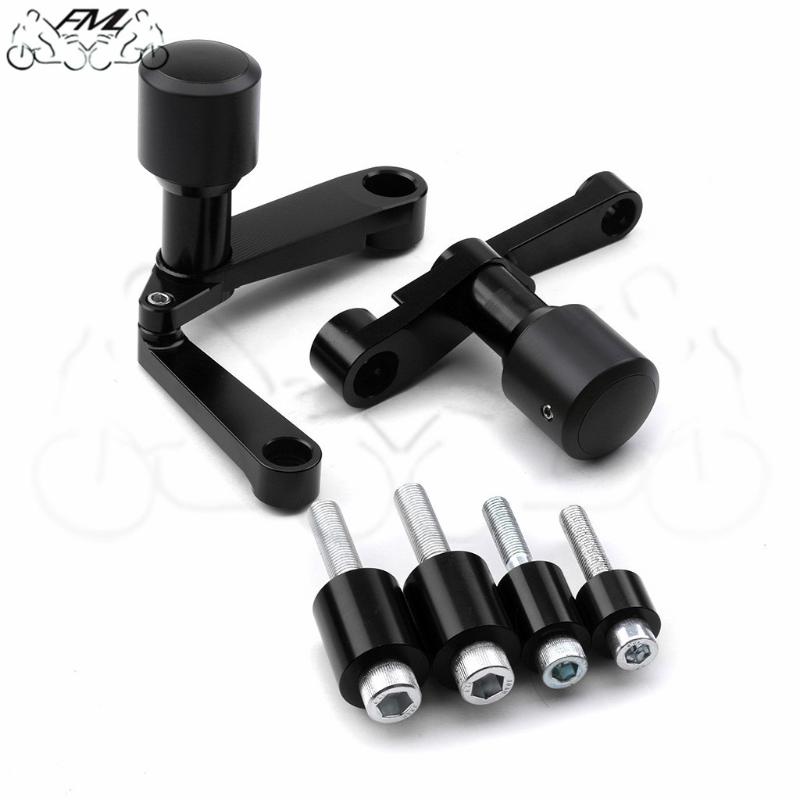 

Motorcycle high quality Aluminum alloy Rack Slider Engine Guard Crash Pad Slider Protector for MT-07 FZ-07 2020-2020
