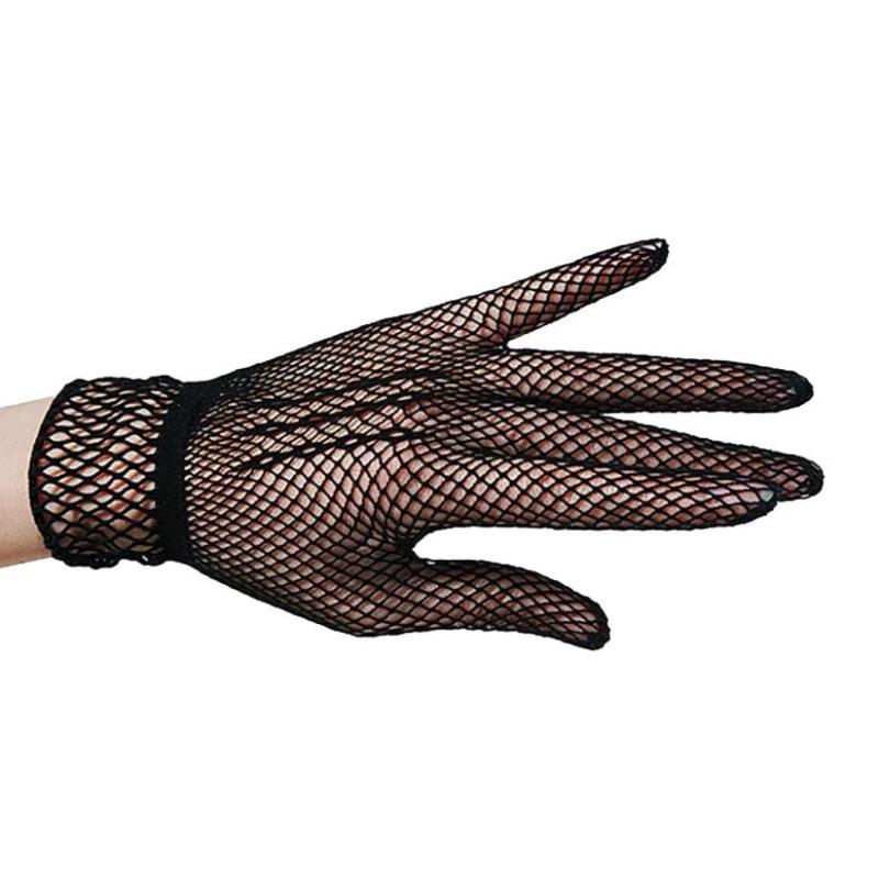 

#5 2020 NEW Fashion Women Summer UV-Proof Driving Gloves Mesh Fishnet Gloves