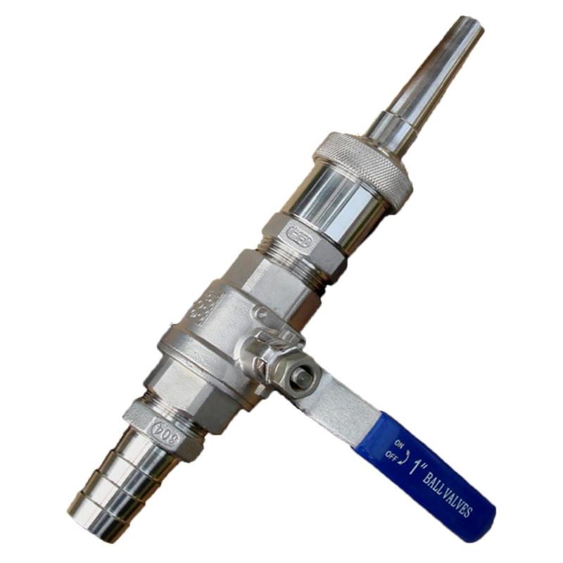 

Stainless steel water gun sprinkler with switch for large flow and high pressure irrigation